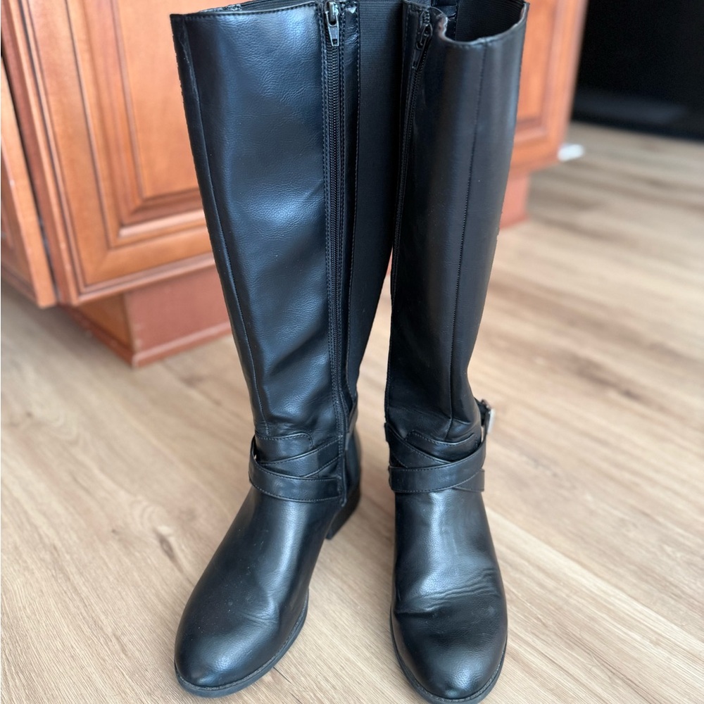 Black Women's Riding Boots
